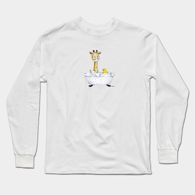 Bath time Long Sleeve T-Shirt by MOKO